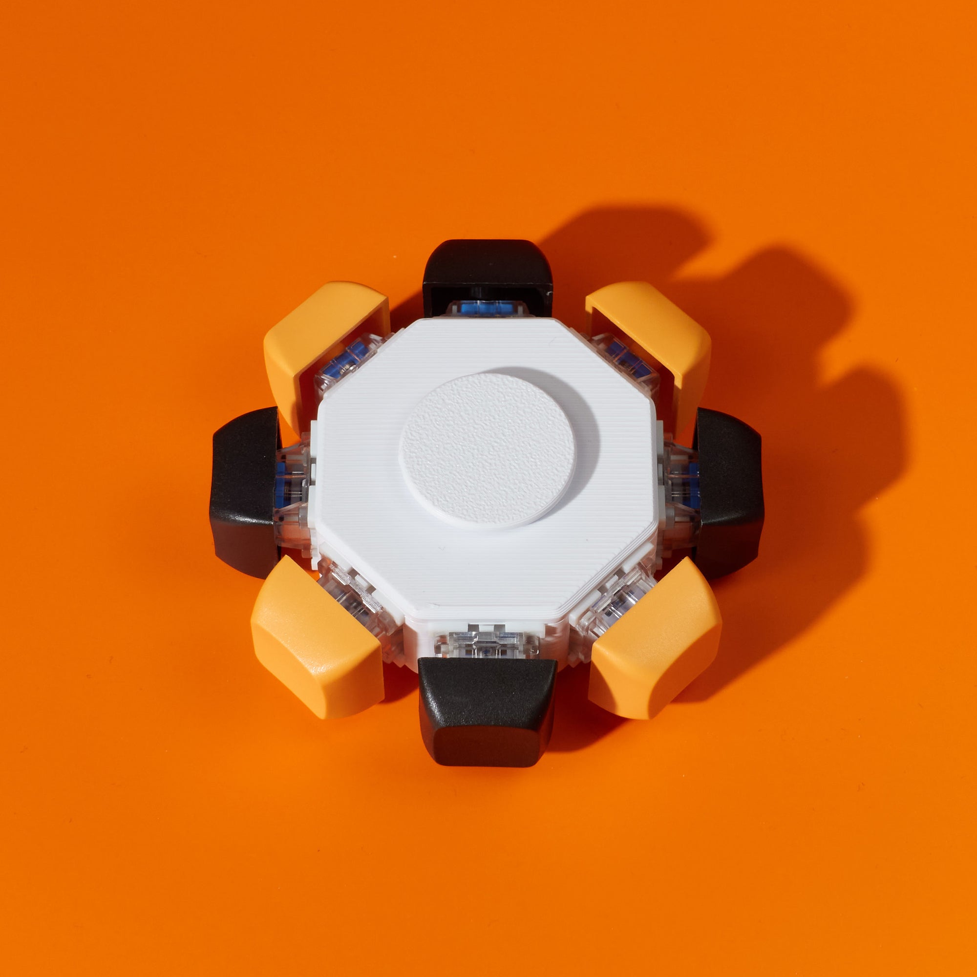 Clicky Fidget Spinner 8-Keys - Spooky Colors