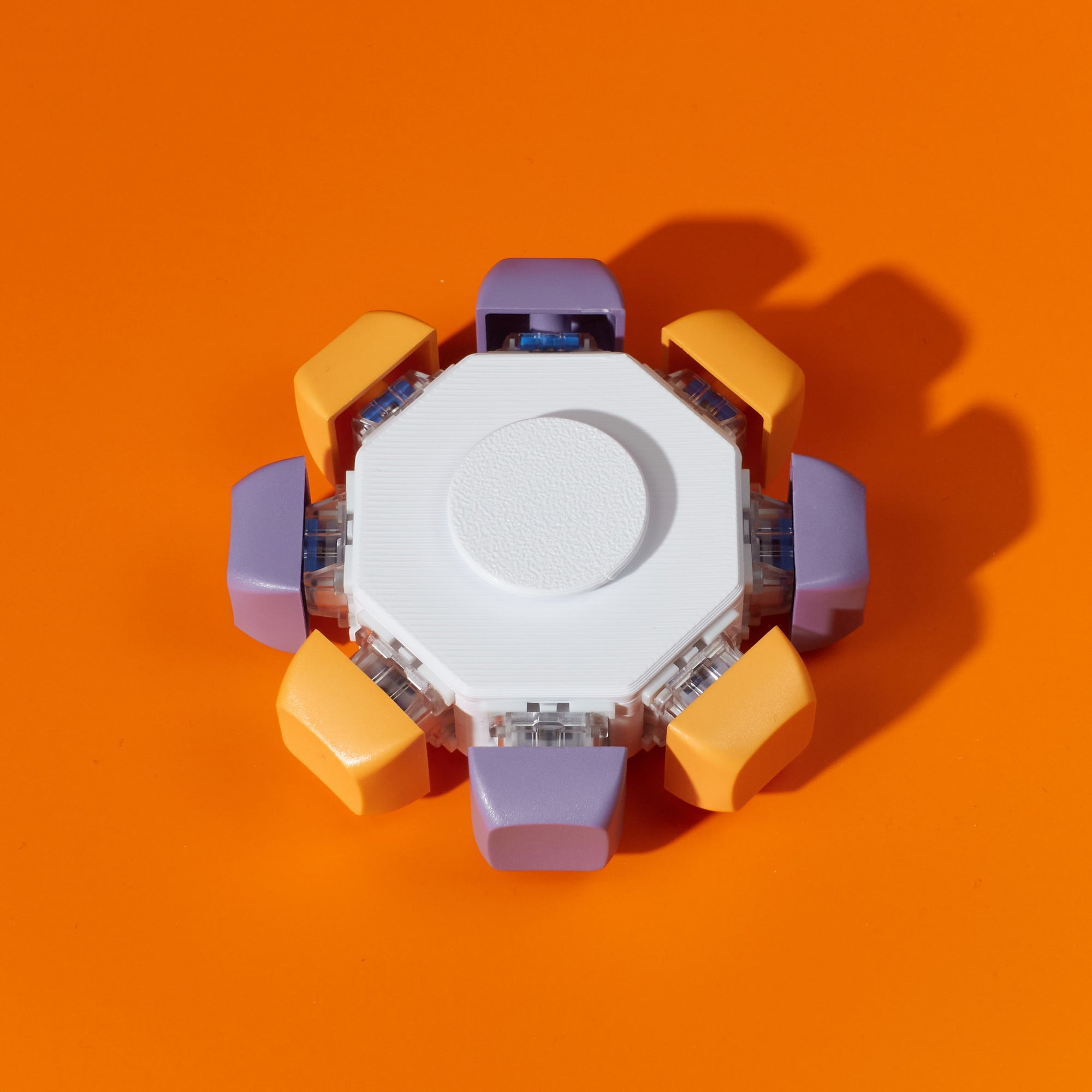Clicky Fidget Spinner 8-Keys - Spooky Colors