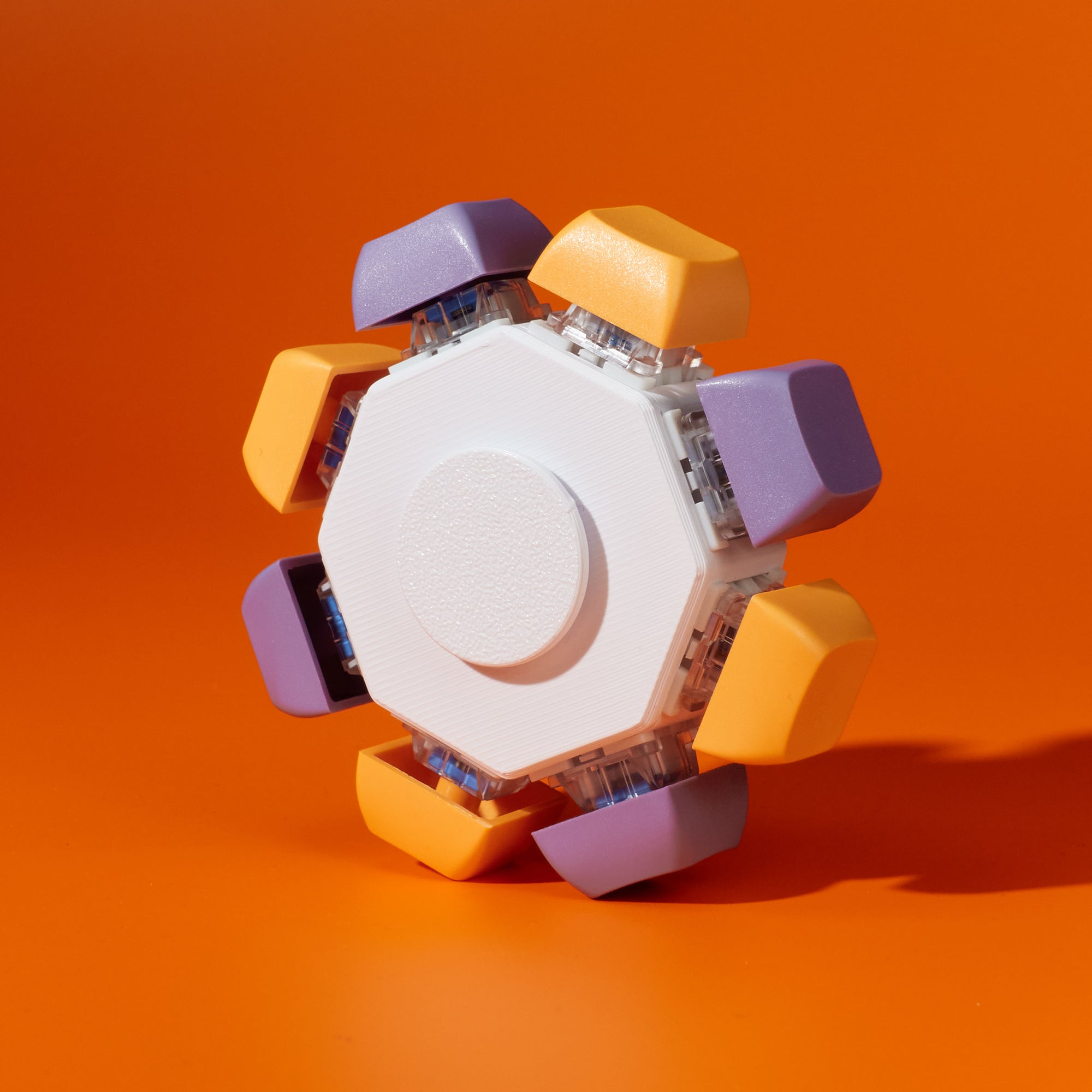 Clicky Fidget Spinner 8-Keys - Spooky Colors