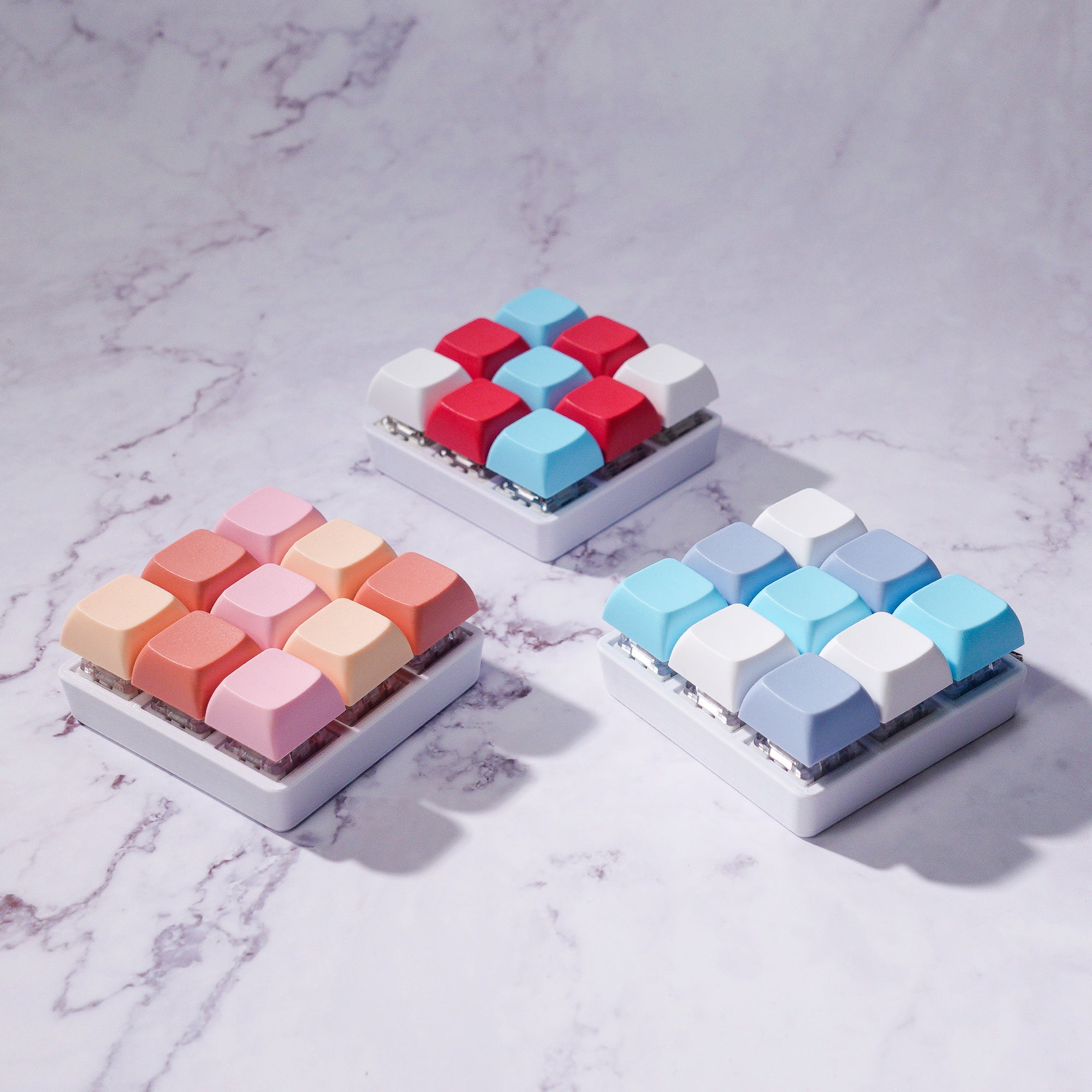 3x3 Square: Mechanical Fidget Keychain