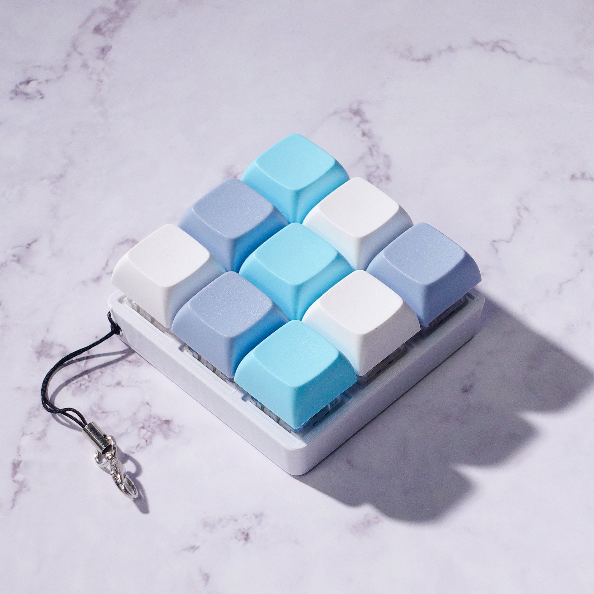 3x3 Square: Mechanical Fidget Keychain