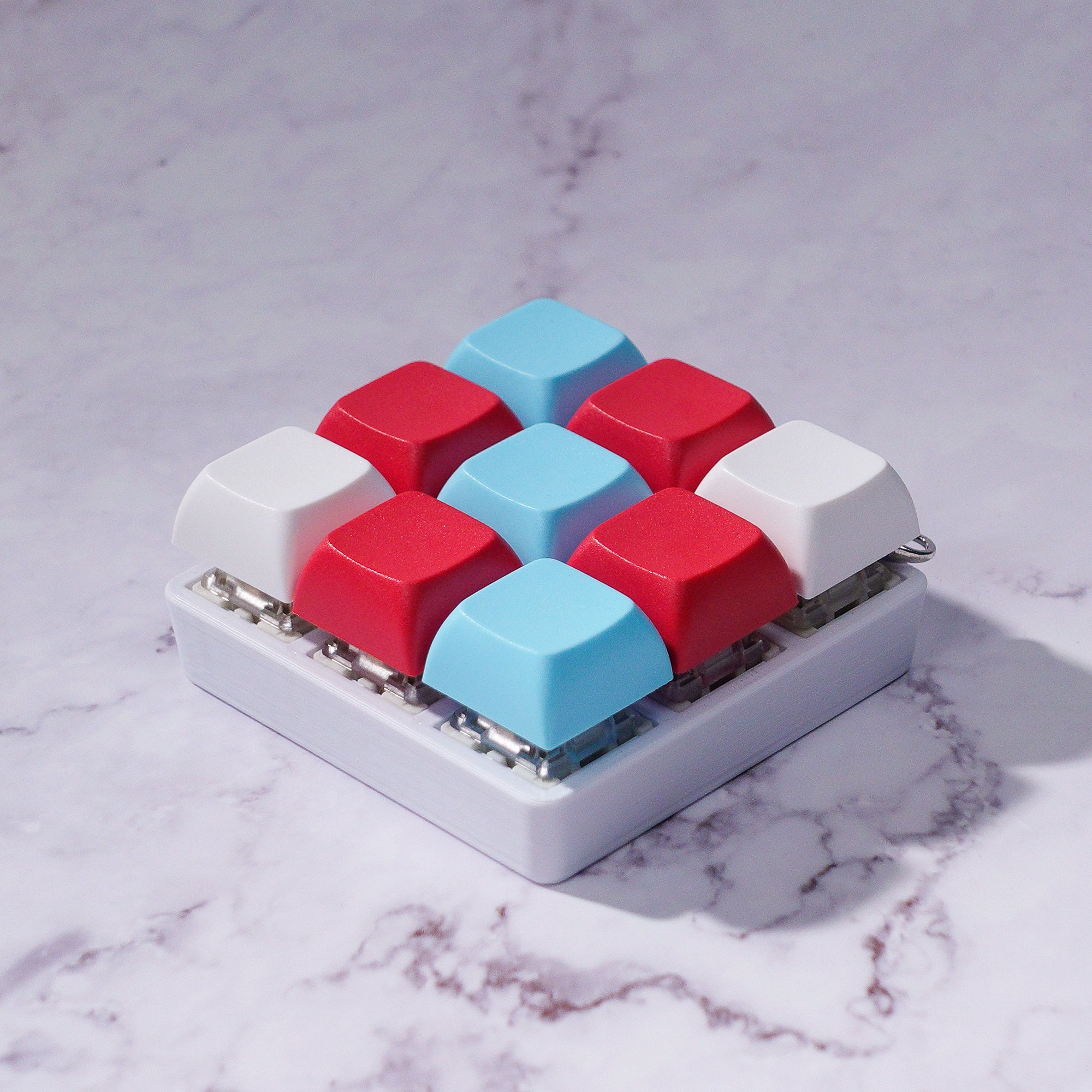 3x3 Square: Mechanical Fidget Keychain