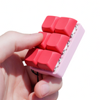 6-Piece Strudel Pop: Mechanical Toaster Pastry Keychain