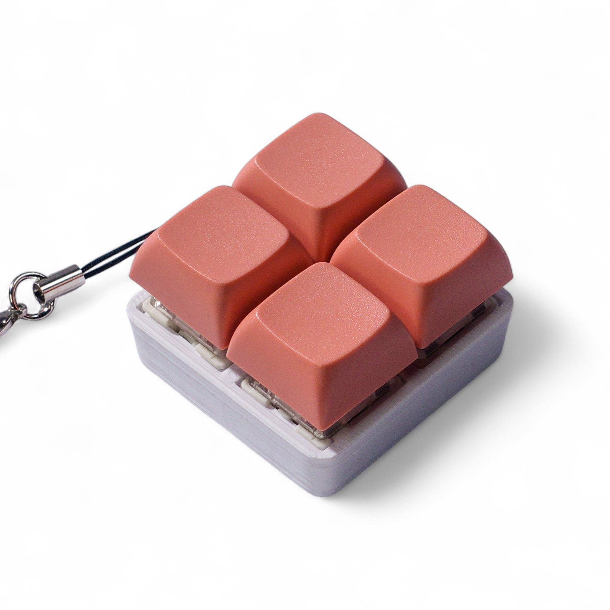 2x2 Square: Mechanical Fidget Keychain - Pastel Colors