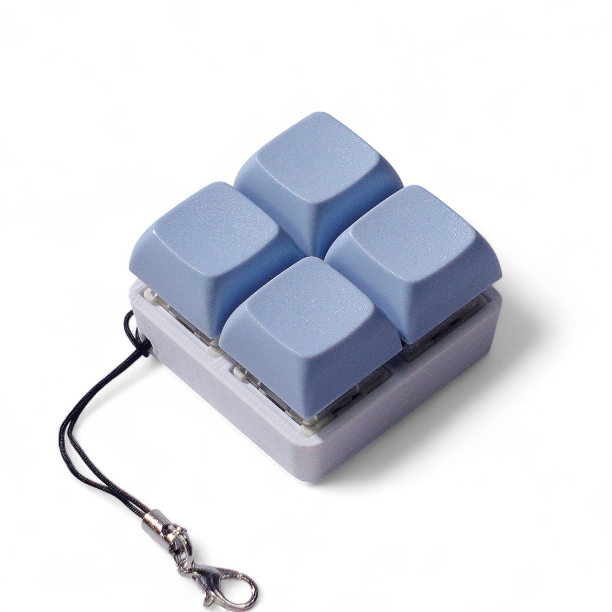 2x2 Square: Mechanical Fidget Keychain - Pastel Colors