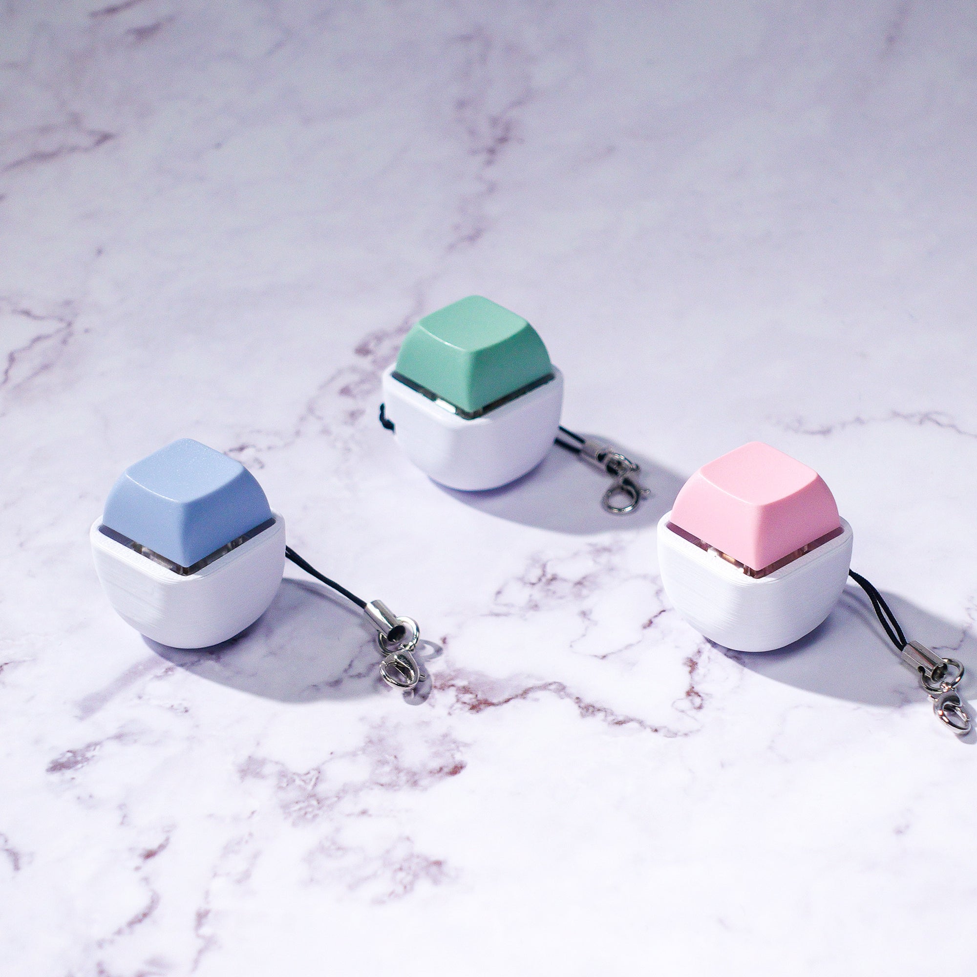 1-Key Bubble: Mechanical Fidget Keychain