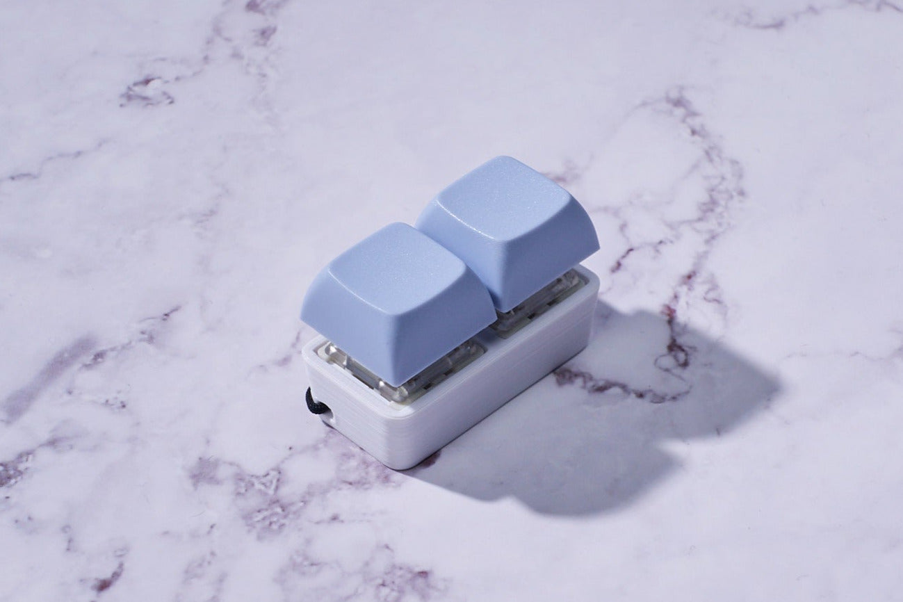 2x1 Double: Mechanical Fidget Keychain - Pastel Colors