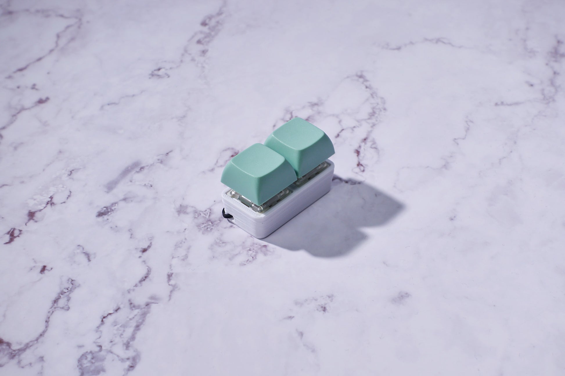 2x1 Double: Mechanical Fidget Toy Keychain - Pastel Colors