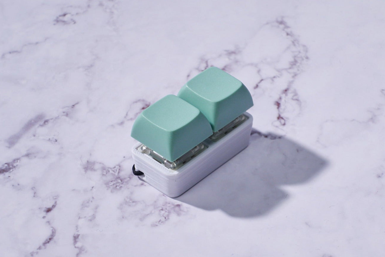 2x1 Double: Mechanical Fidget Keychain - Pastel Colors