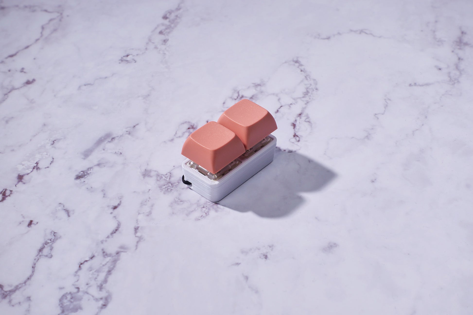 2x1 Double: Mechanical Fidget Toy Keychain - Pastel Colors