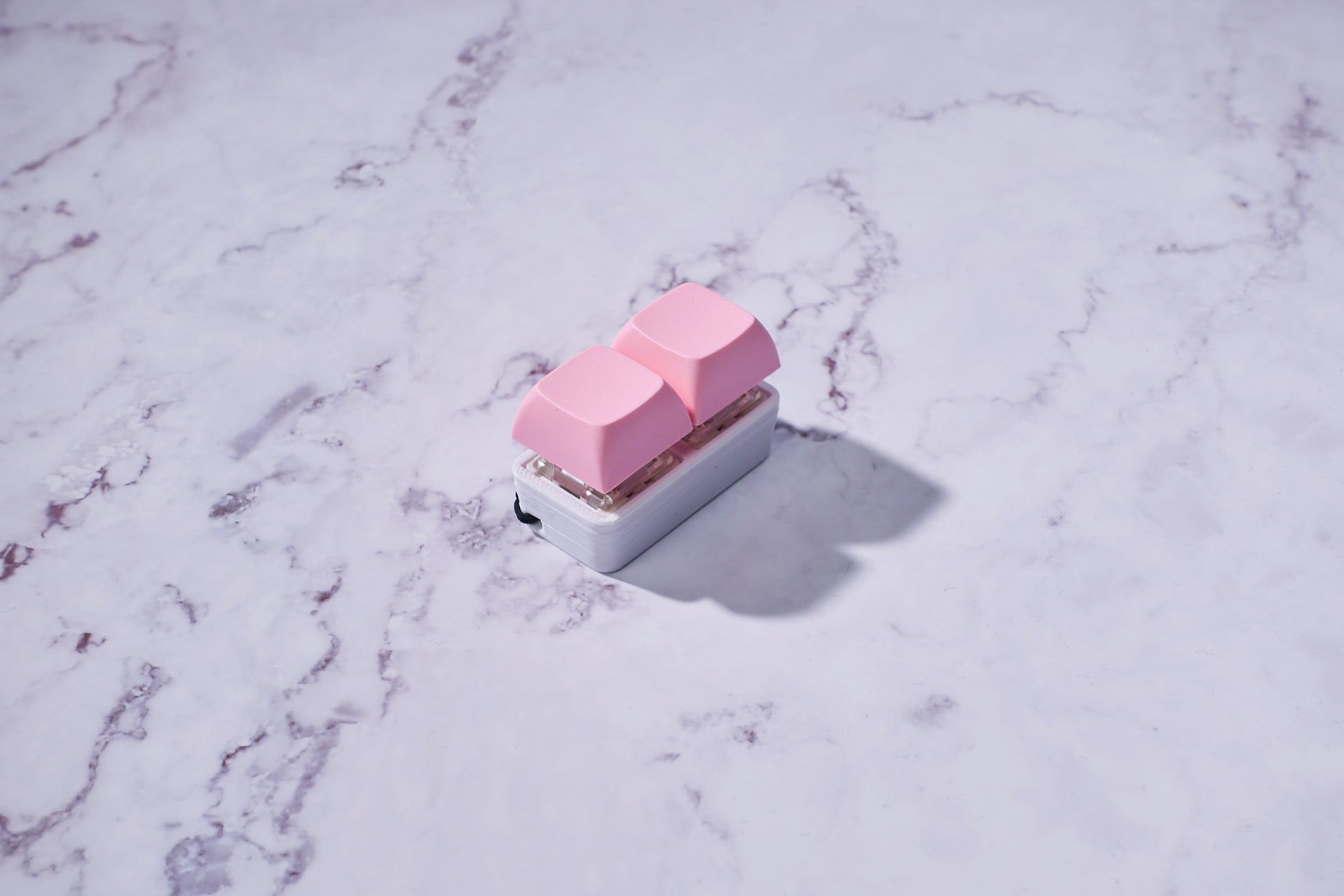2x1 Double: Mechanical Fidget Toy Keychain - Pastel Colors