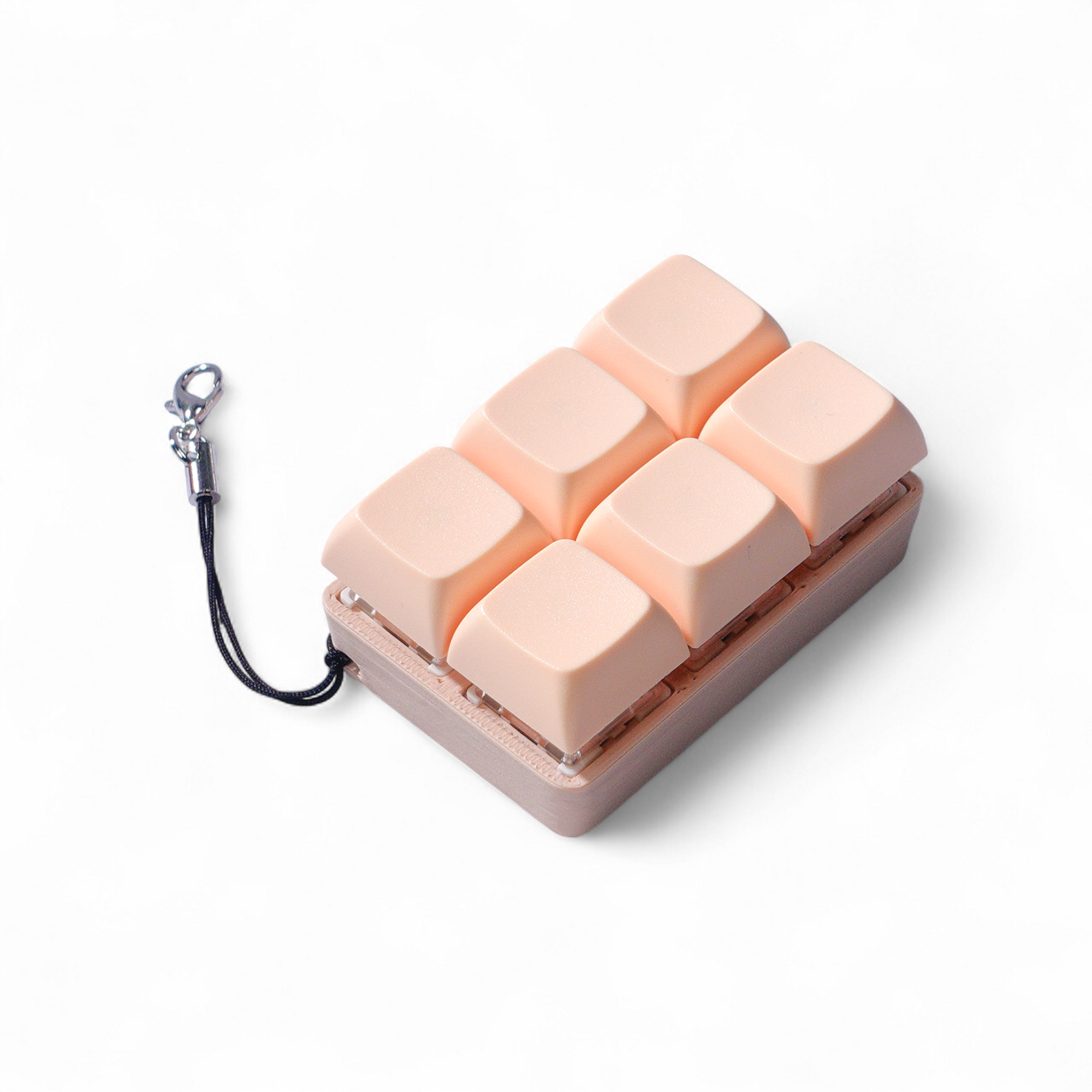 6-Piece Strudel Pop: Mechanical Toaster Pastry Keychain